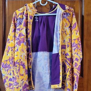 Under Armour Purple and Yellow Running Jacket
